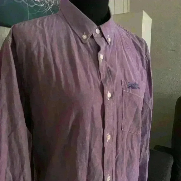 Superdry Men Button Down Tops B05 - Picture 2 of 10